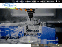 Tablet Screenshot of air-filtrationsystems.com